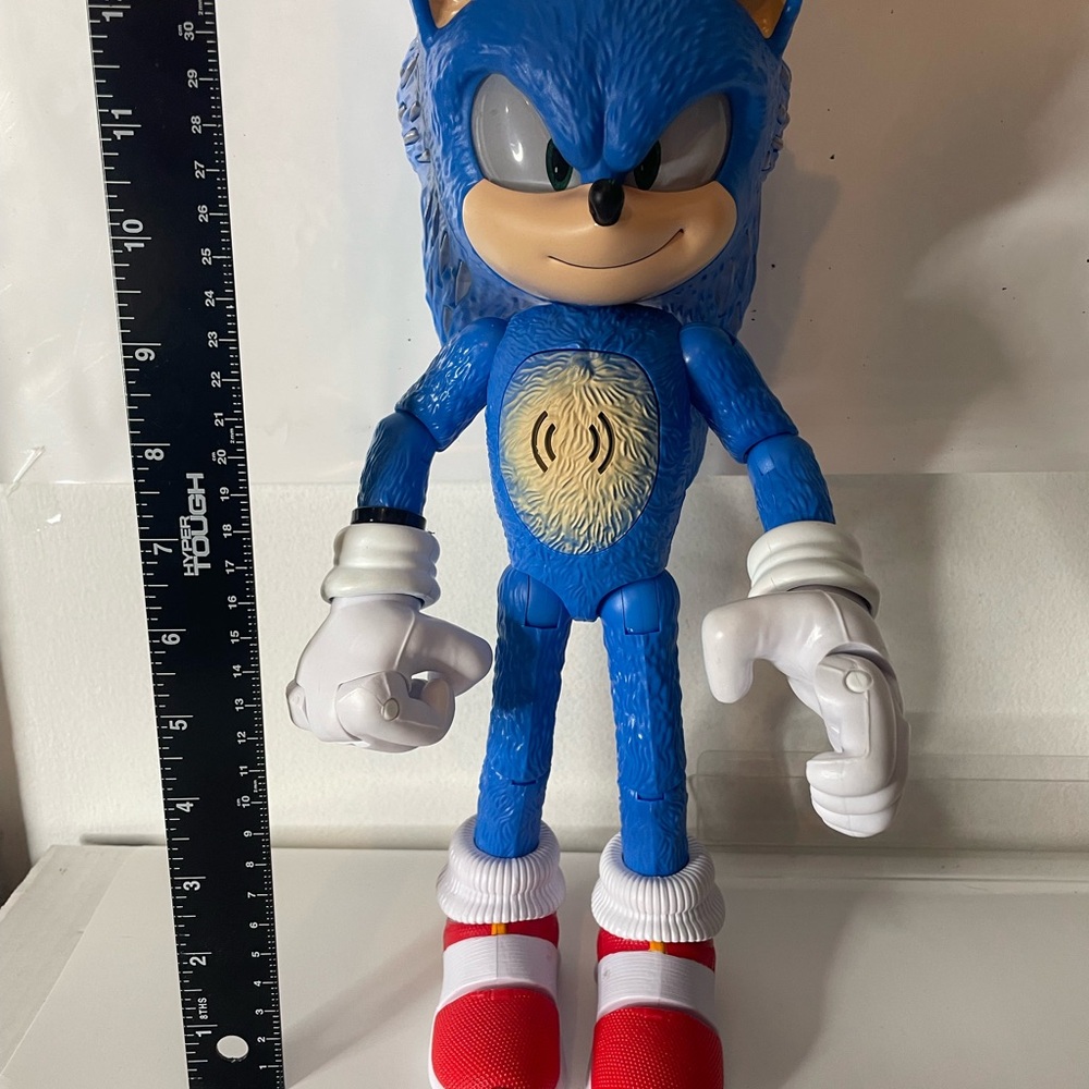 Blue Hedgehog Action Figure Collectible Toy - Branded Character Figure